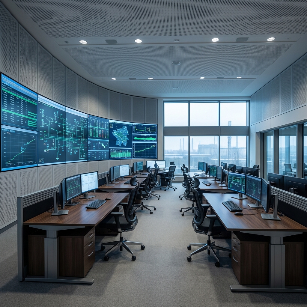 Power station control room