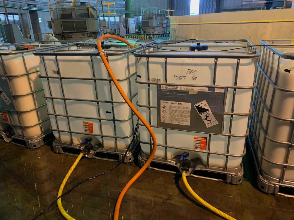 Site Installation with IBC Tanks